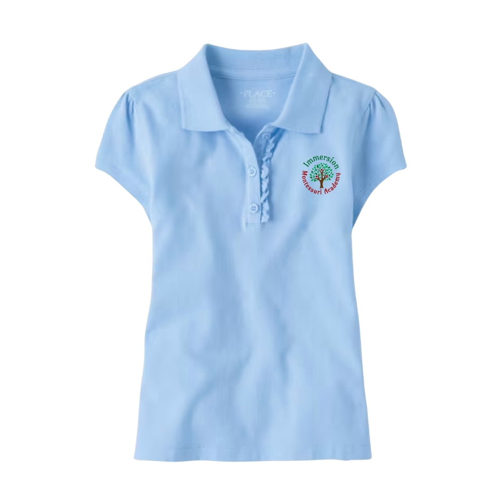 Short-Sleeve Pique Polo Girls