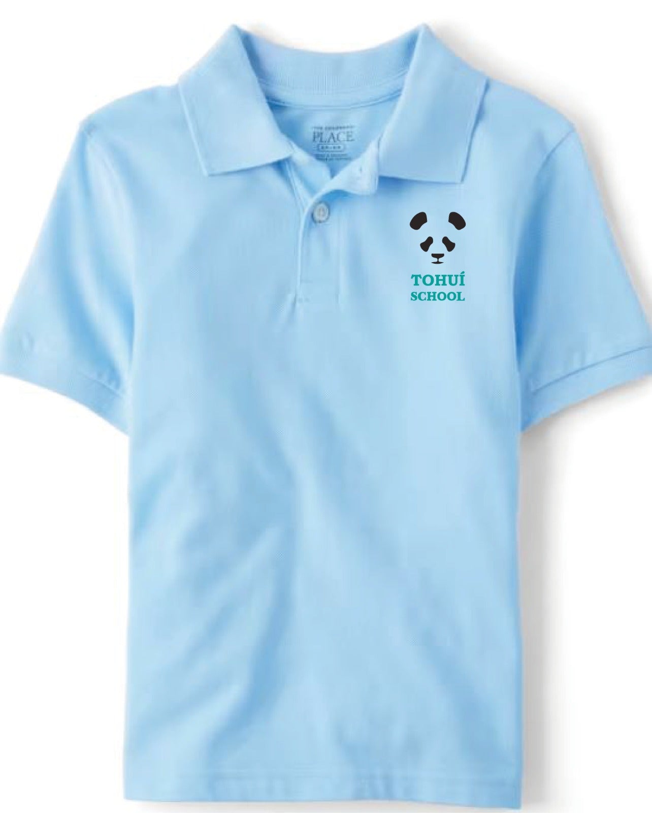 Light Blue (Brook) Short-Sleeve Polo Shirt Boys