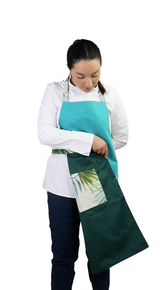 Duo Apron (Jade & Green)
