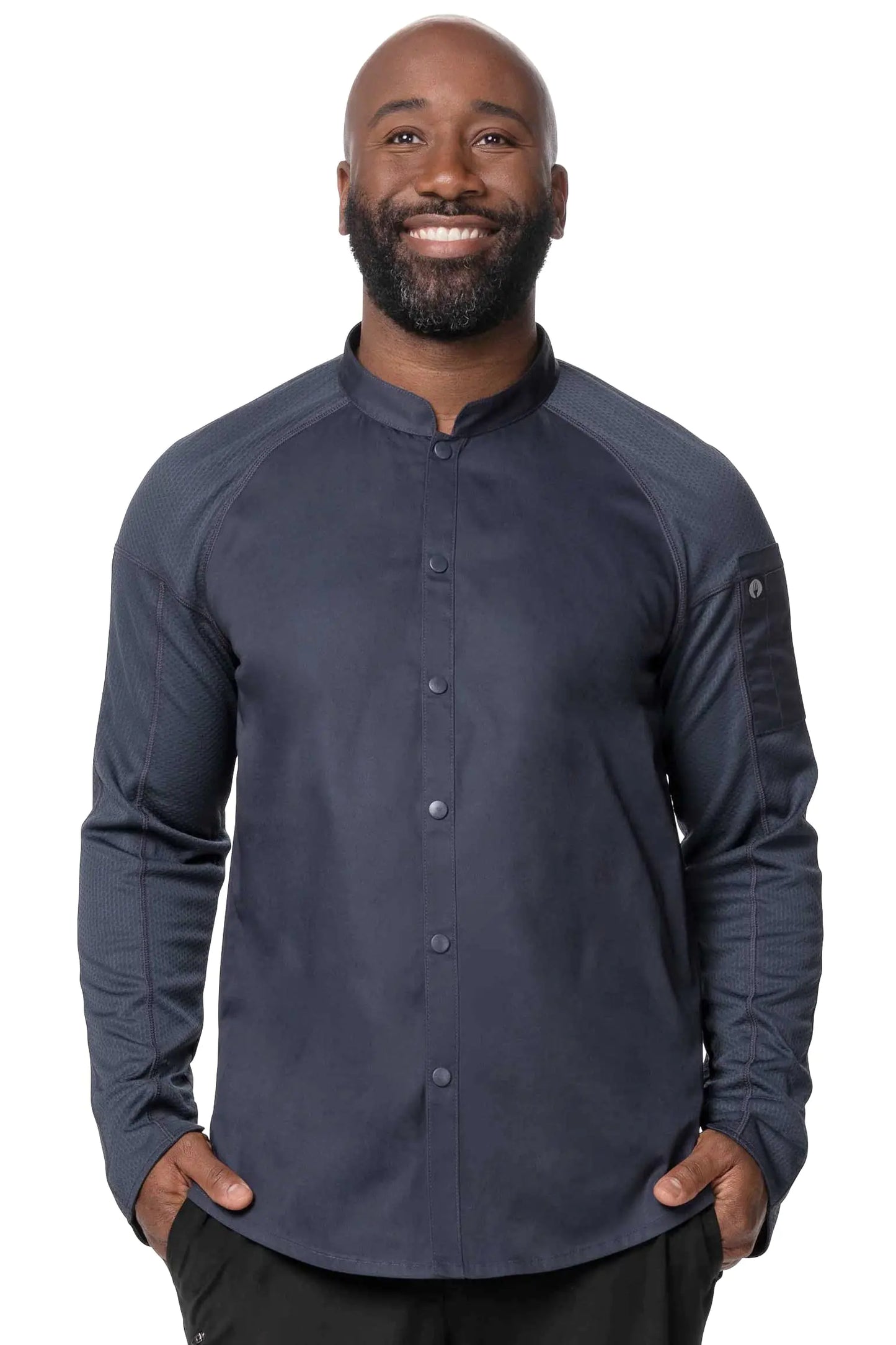 Chef Works Mens Tulum Chef Coat Grey 3X-Large