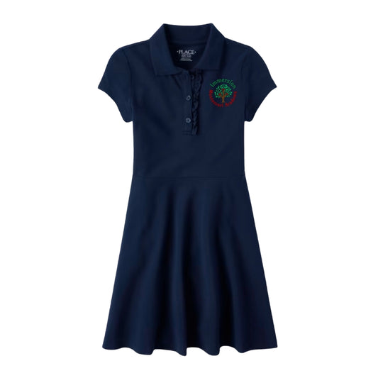 Toddler Girls Uniform Pique Polo Dress