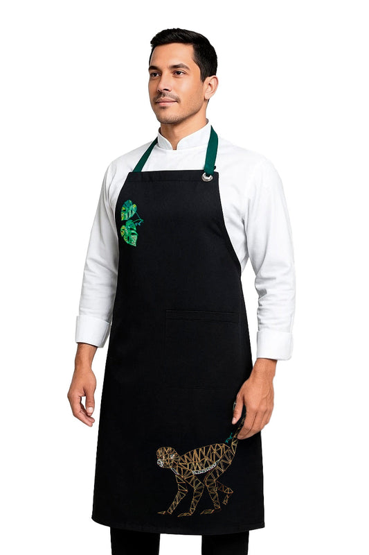 Frida Kahlo Apron 5 Black