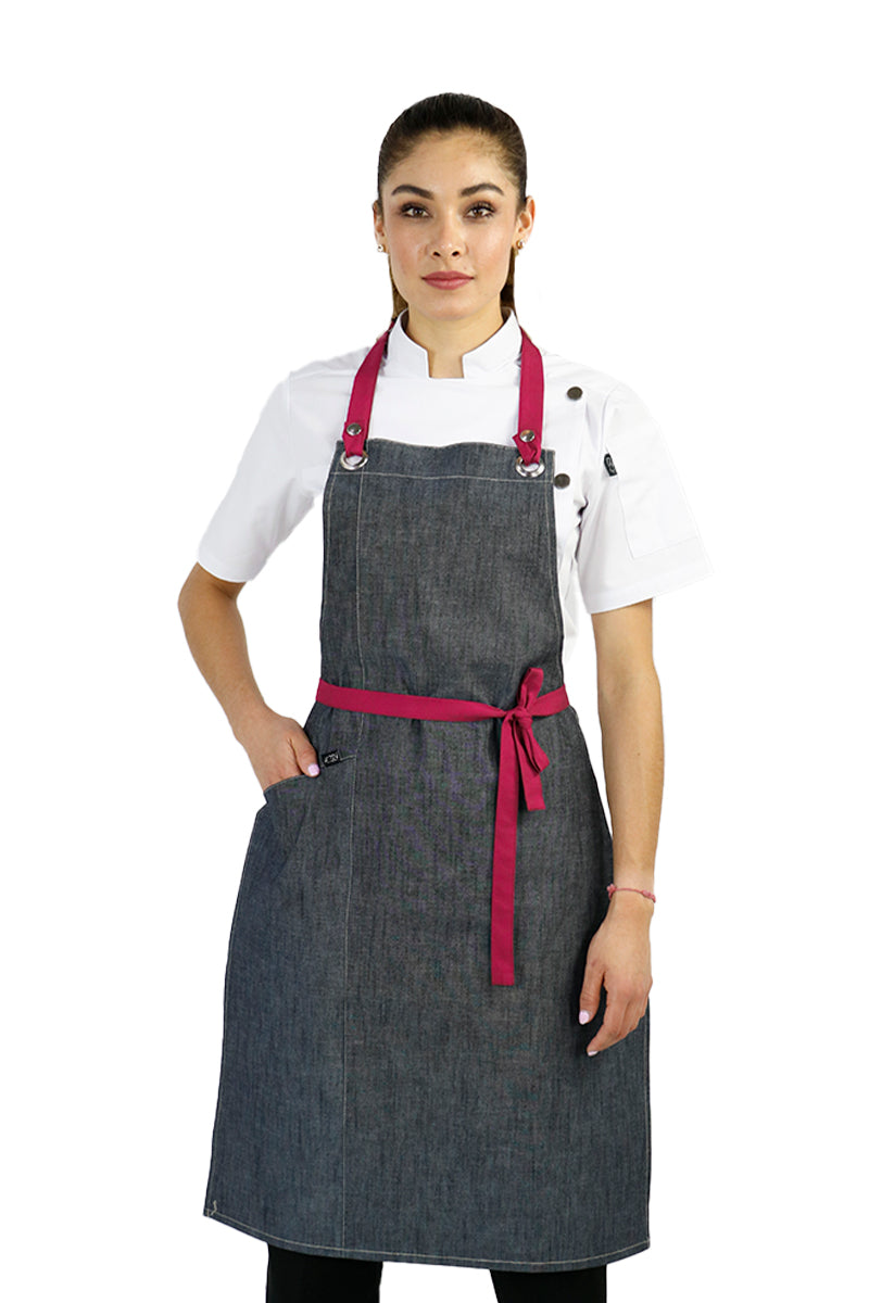 Bib Apron With Interchangeable Straps