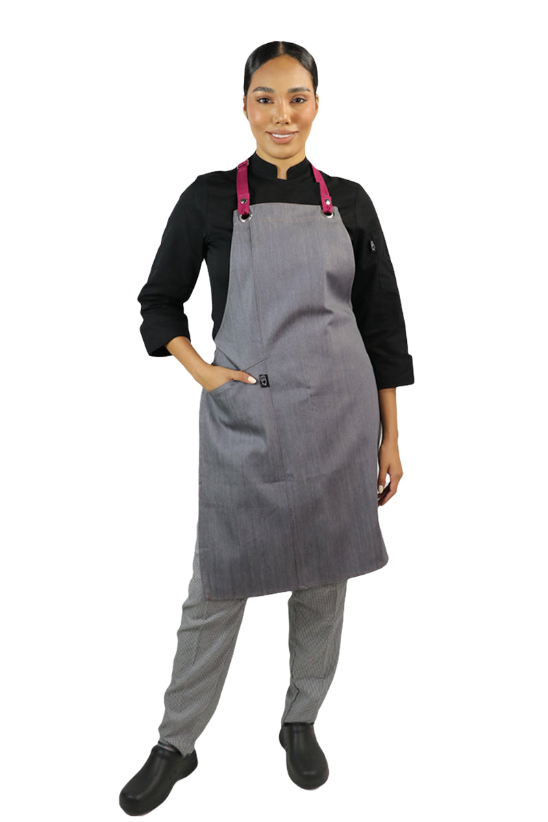 Bib Apron With Interchangeable Straps