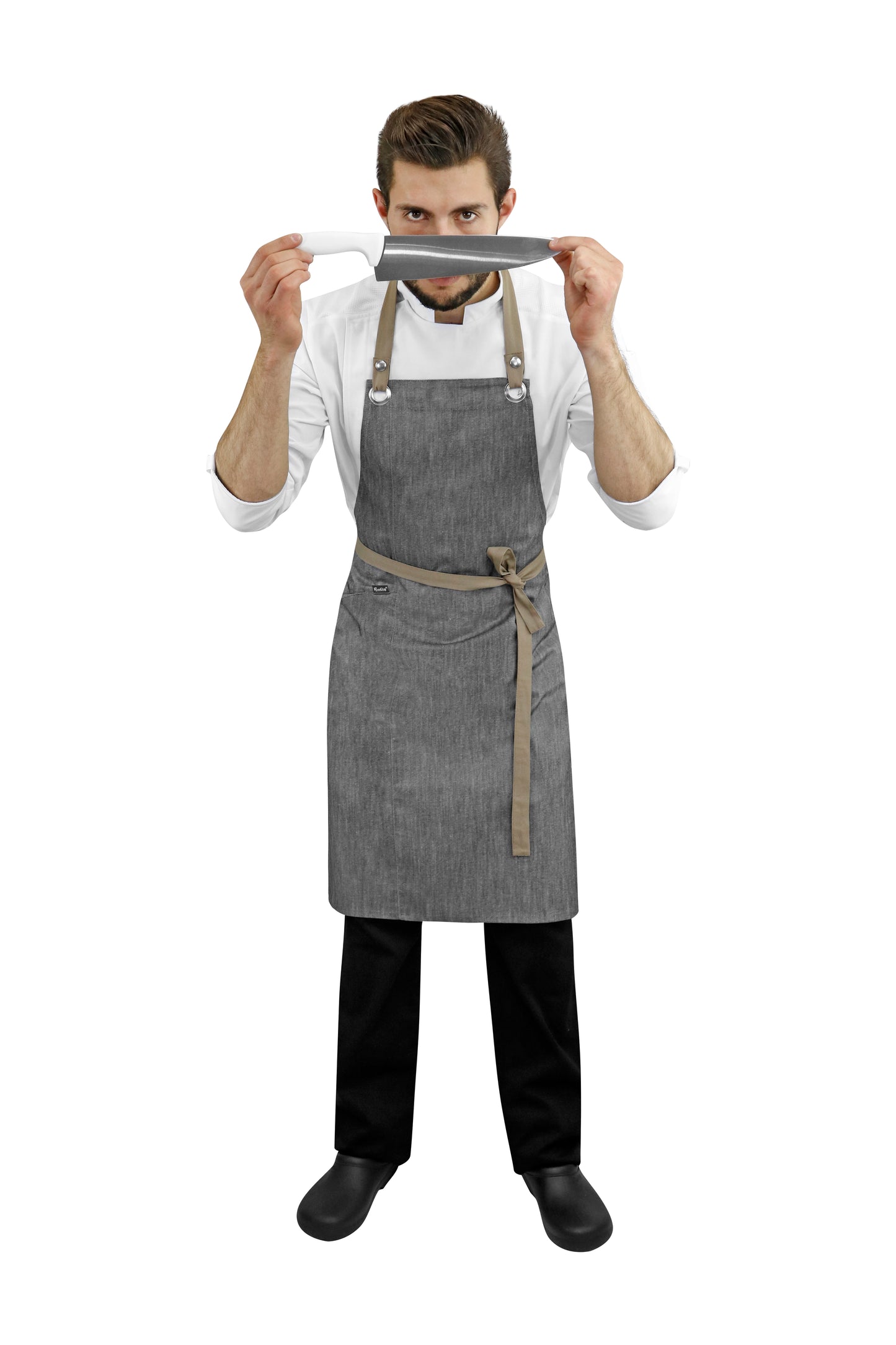 Bib Apron With Interchangeable Straps