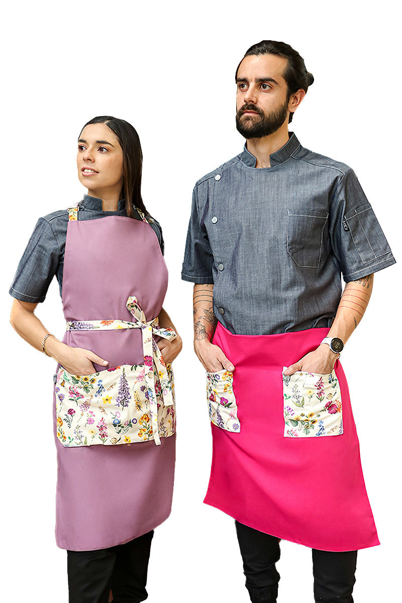 Duo Apron (Lilac & Pink)