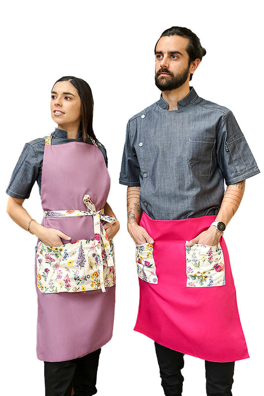 Duo Apron (Lilac & Pink)
