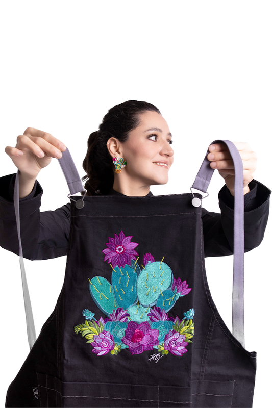Apron by Karen Valadez - Cactus