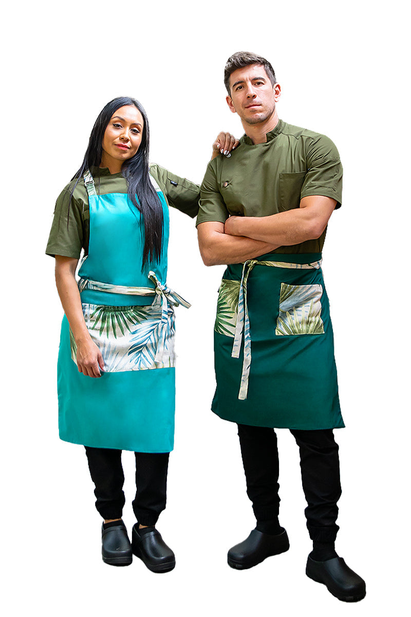 Duo Apron (Jade & Green)