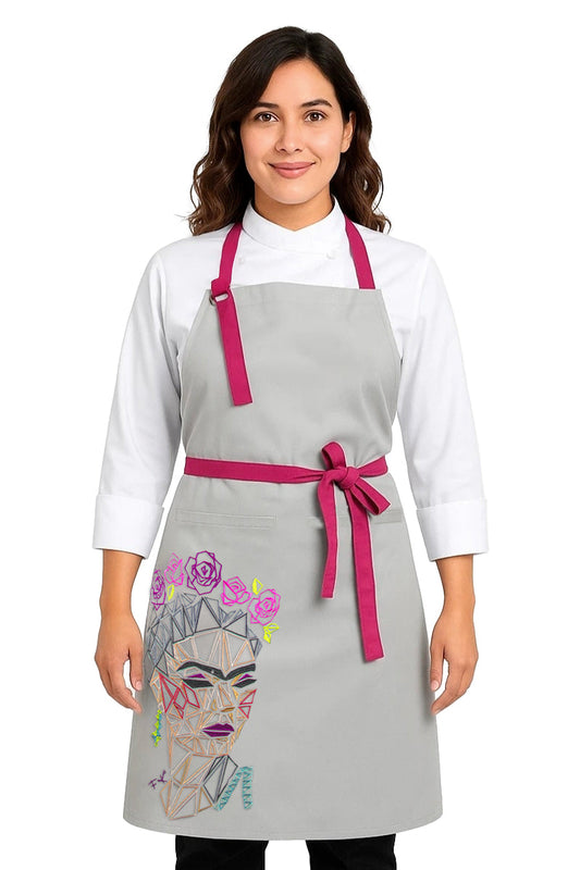 Frida Kahlo Apron 5 Silver