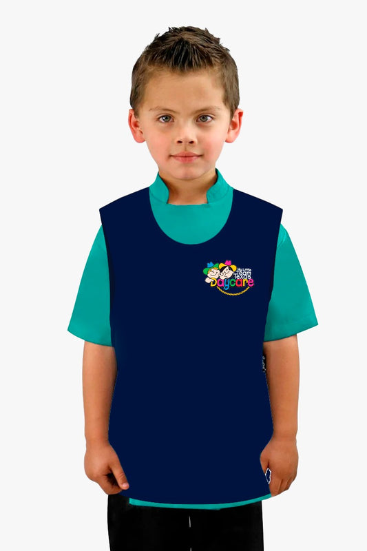 Navy Apron My Little Team Texas Daycare